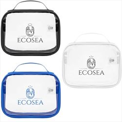 JH30135 Camila Clear Toiletry Bag With Custom Imprint